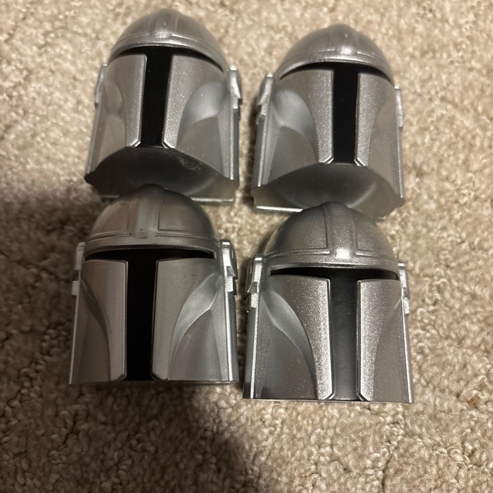 Star Wars the Mandalorian Helmet Chip Clips Set Of 4